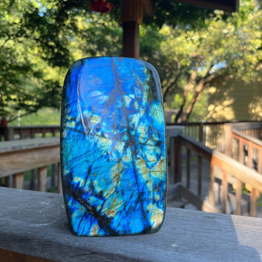 Blue and Black Phone Case